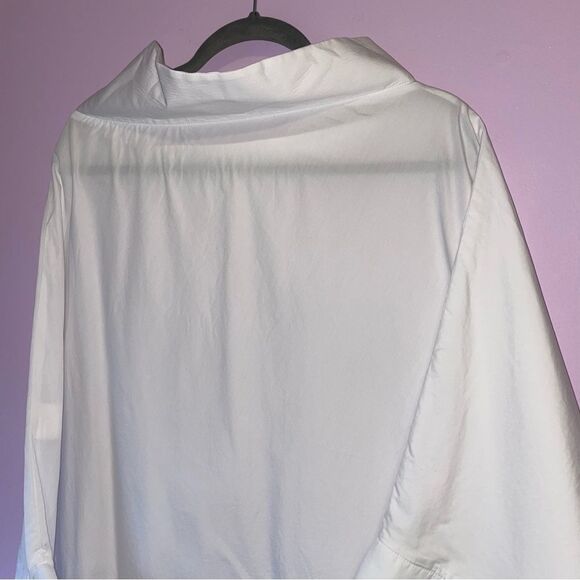Margareth & Moi EU 36 Blouse White Women's Longline Top - Picture 9 of 10